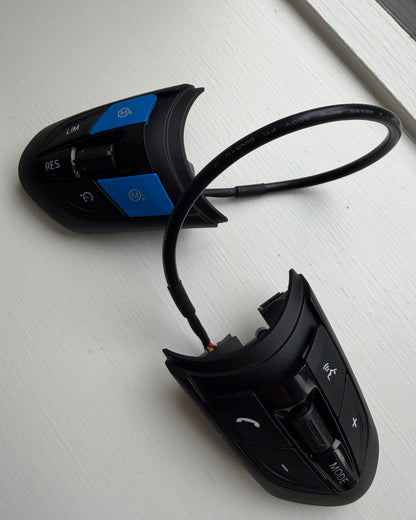 Steering Wheel Control Buttons for BMW F Series (with Blue M1 & M2 Buttons)