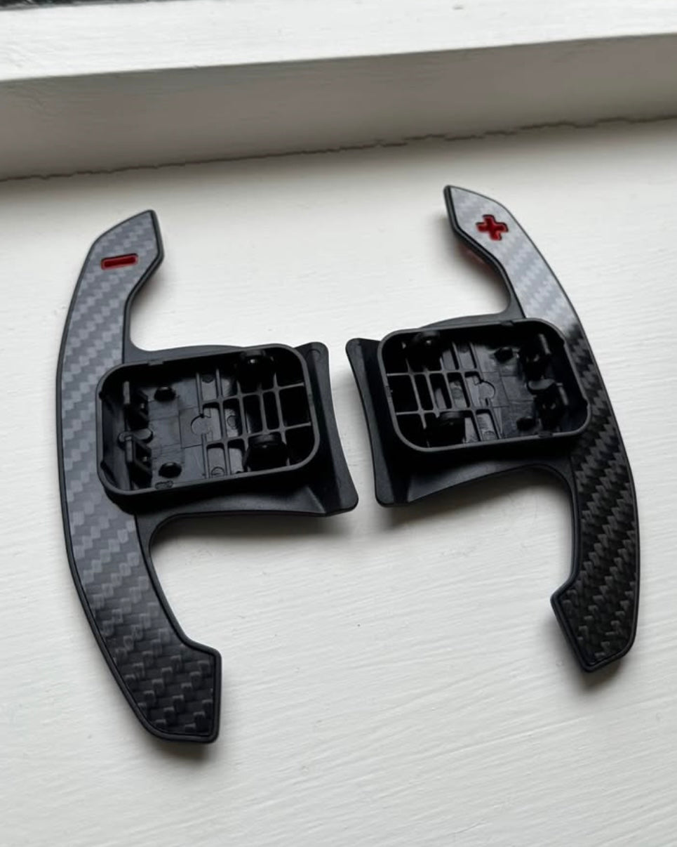 Carbon Fibre Paddle Shifters for BMW F Series (Gloss)